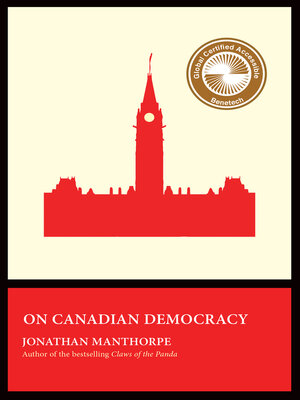 cover image of On Canadian Democracy